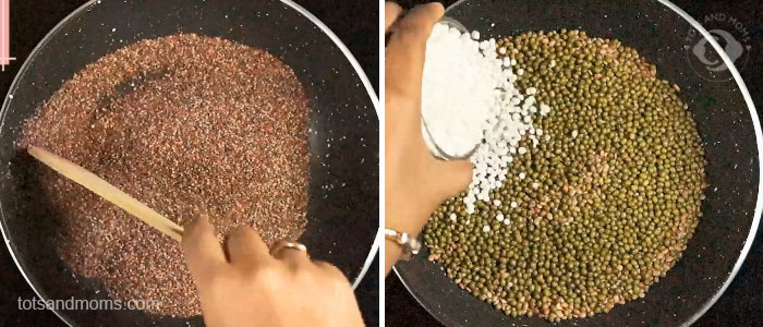 Health Mix Multigrain Cereal Sathu Mavu for babies kannada hindi vaddaragi hittu satthu