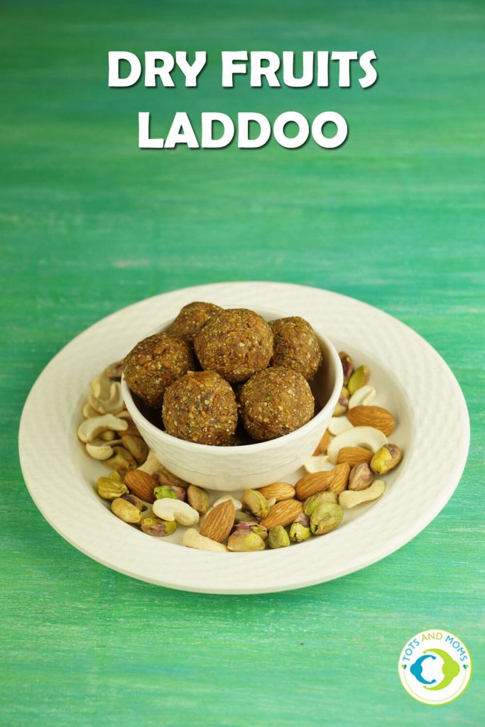 DRY FRUITS LADDOO LADDU for Toddlers, Kids & Family at home