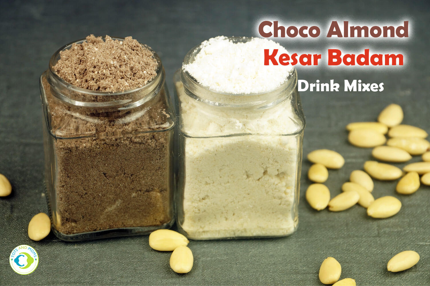 INSTANT CHOCO ALMOND & KESAR BADAM DRINK MIX for Kids & Family