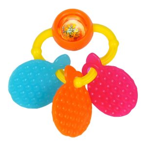 Funskool Orange Teether Rattle