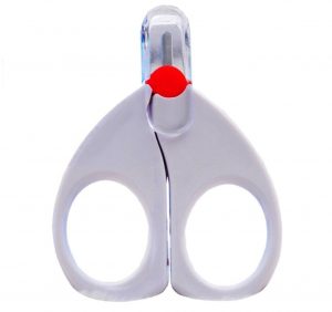 Rikang Baby Safety Scissors With Circular Cutter Head For Baby'S Safety- Specially Designed Scissors For Clipping Your Baby'S Nails