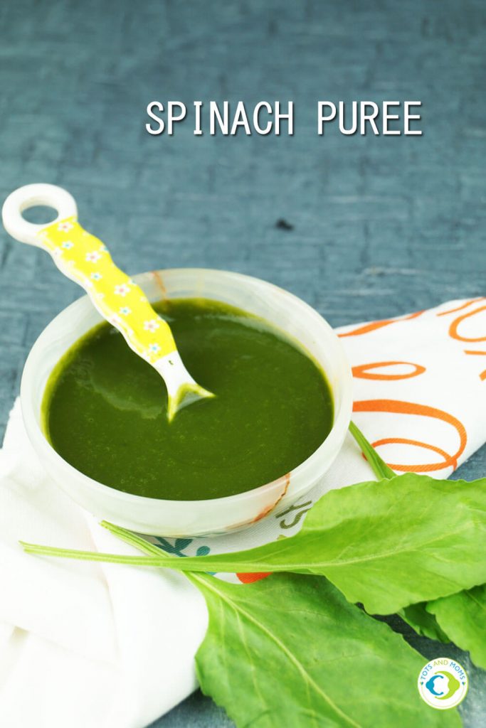 Spinach Puree for babies 