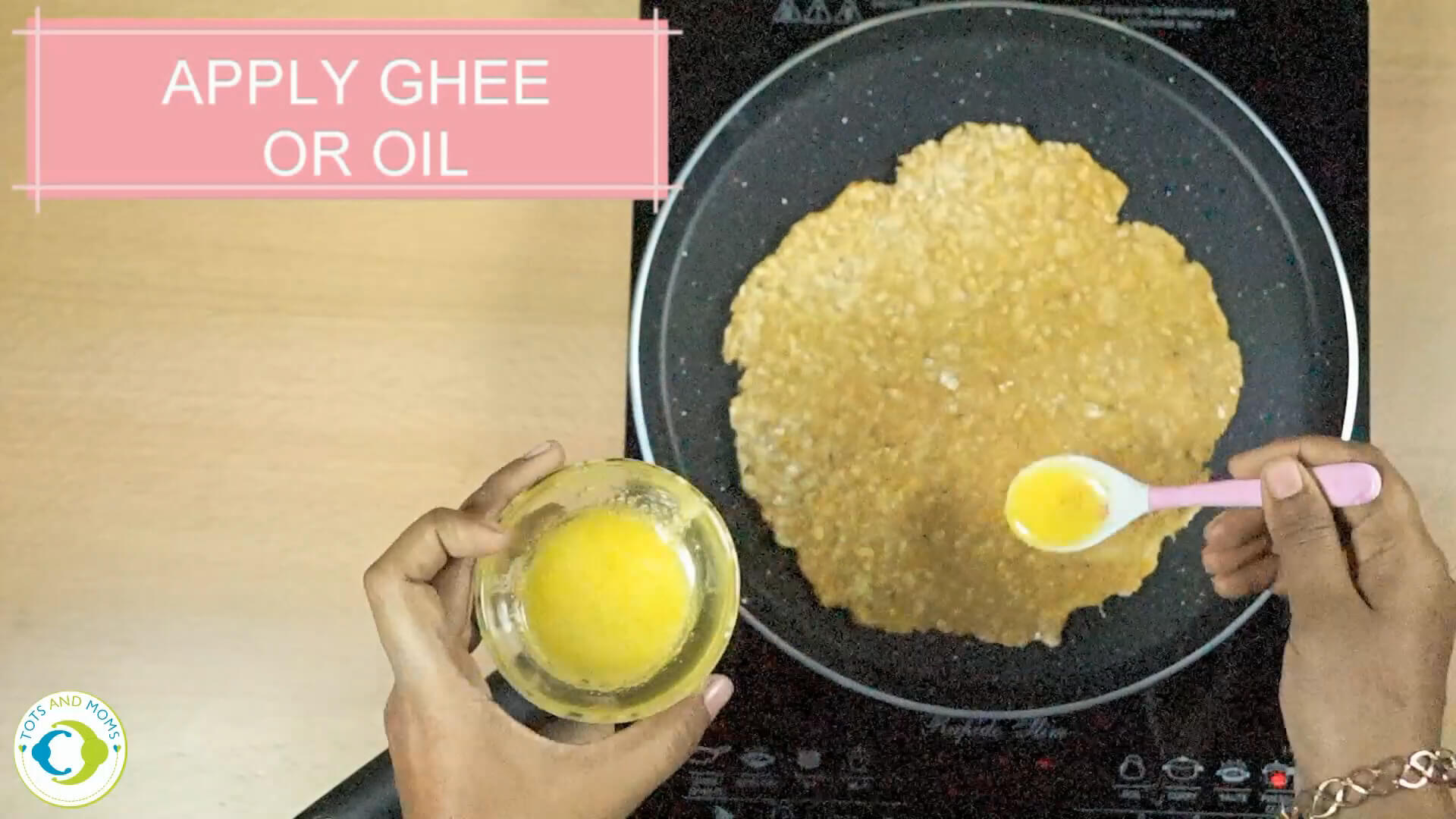 How to make Oats Mooli Paratha finger foods for toddlers