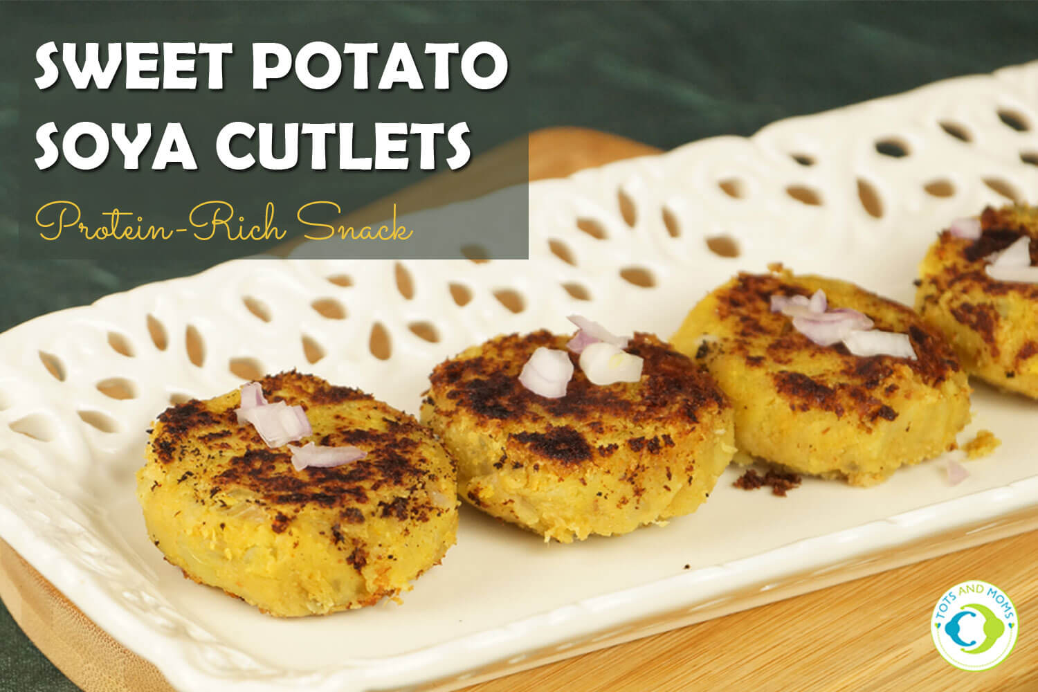 SWEET POTATO SOYA CUTLET for Toddlers, Kids & Family