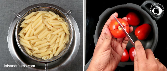Cheesy Red Sauce Pasta for Kids