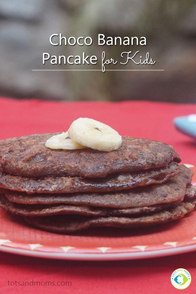 Instant Choco Banana Pancake for Toddlers & Kids