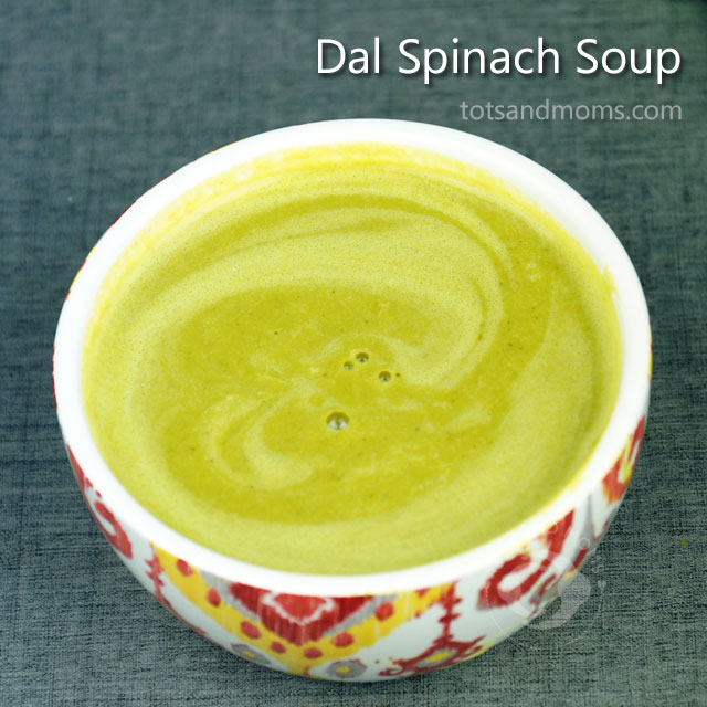 Dal Spinach Soup for babies palak soup hindi kannada