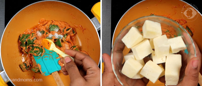Paneer Capsicum Dry Recipe for kids hindi kannada
