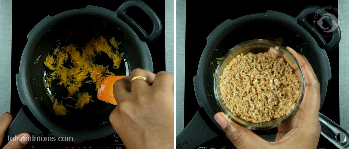 Broken Wheat Pumpkin Porridge for Babies Dalia Recipe in Hindi Kannada