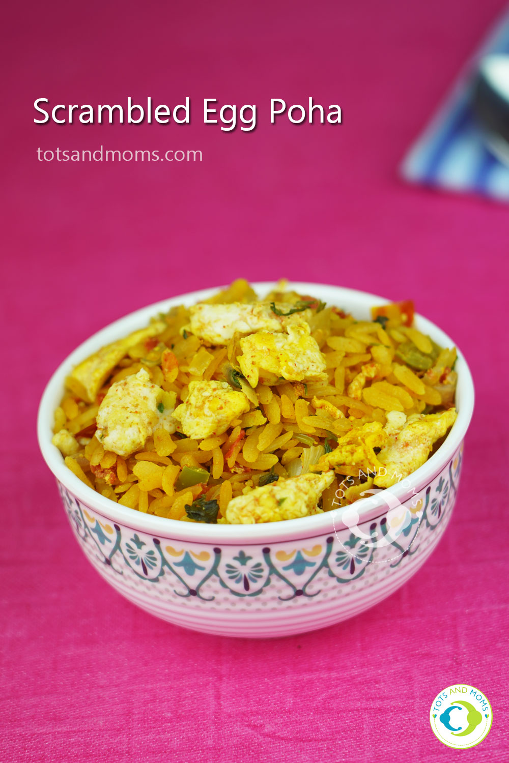 Scrambled-Egg-Poha for babies kannada hindi recipe
