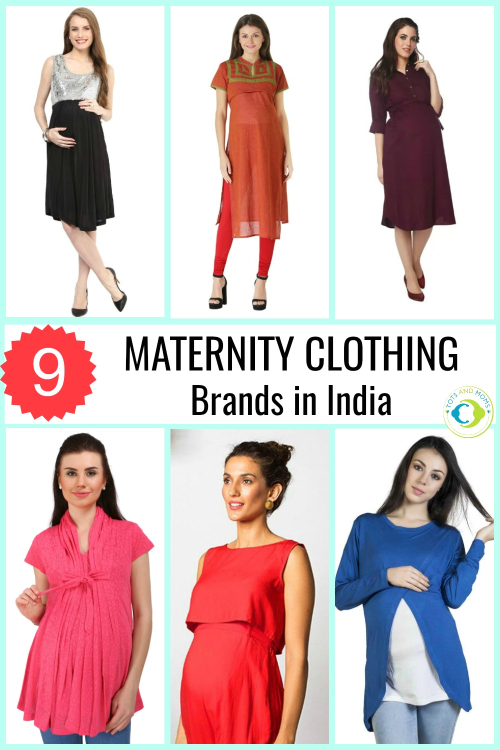 9 Top Maternity Clothing Brands in India | Buy Maternity Clothes for Pregnant Moms & New Moms breastfeeding clothes nursing