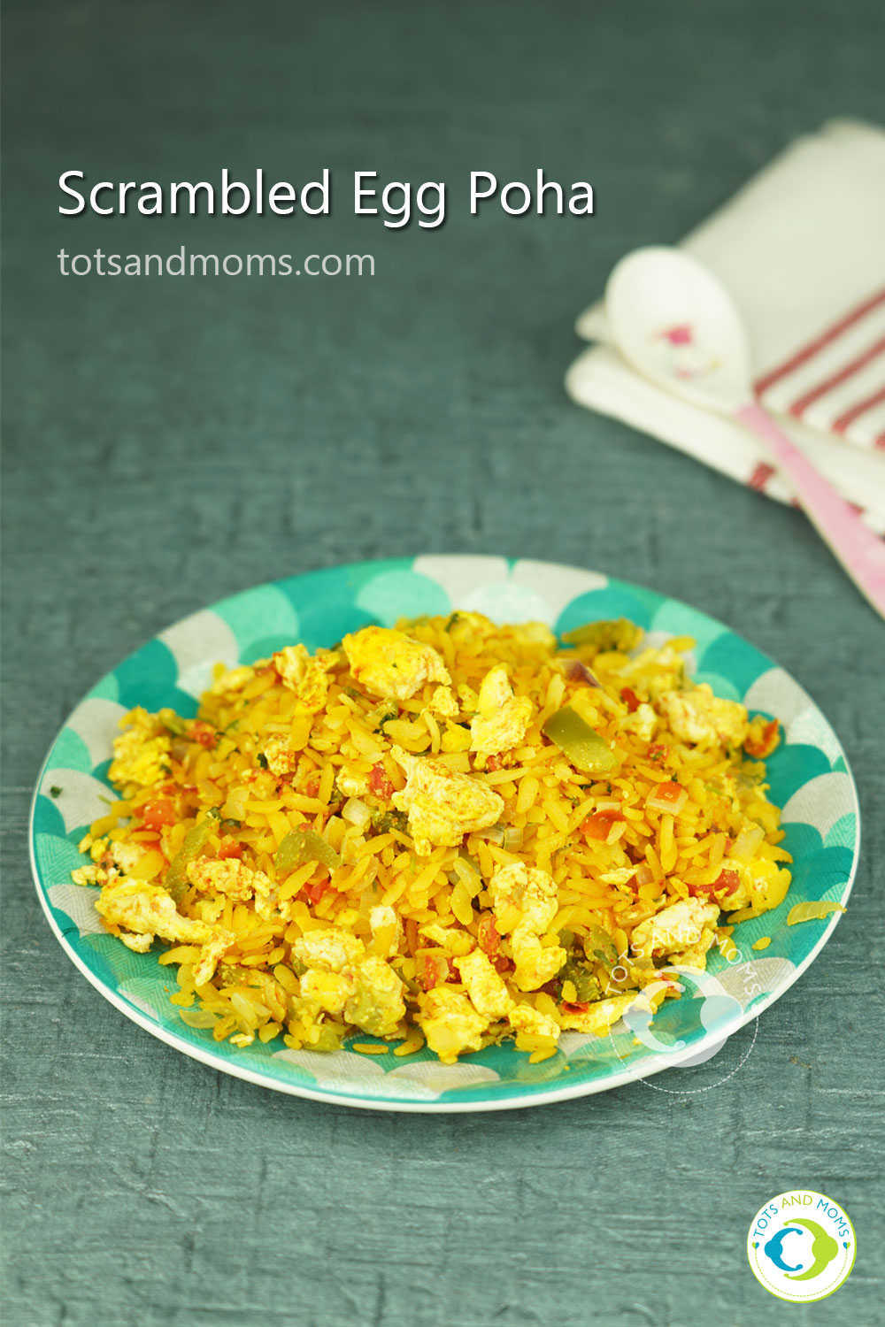 Scrambled-Egg-Poha for babies kannada hindi recipe