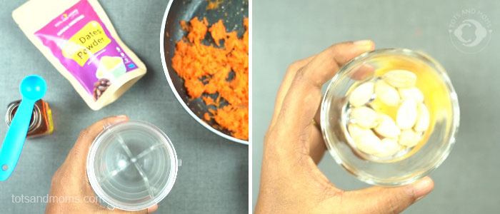 Carrot Milkshake for Toddlers & Kids sugarless hindi kannada recipe gajar