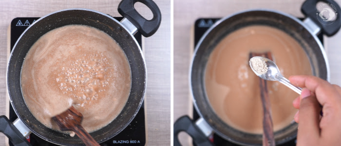 Walnut Jaggery Soup Benefits of Walnut to Babies Benefits of Jaggery to Babies Homemade Walnut Jaggery Soup Healthy Soup for Babies Toddlers and Kids Immunity Boosting Soup Sweet Flavoured Soup Natural Sweetener Soup for Babies Toddlers and Kids Walnut Jaggery