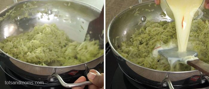 Bottle Gourd Halwa with coconut sugar Lauki ki Halwa Bottle Gourd recipes for babies, kids and toddlers natural sweeteners for babies, toddlers and kids benefits of bottle gourd for babies toddlers and kids healthy dessert for family festive recipes homemade halwa for babies and toddlers