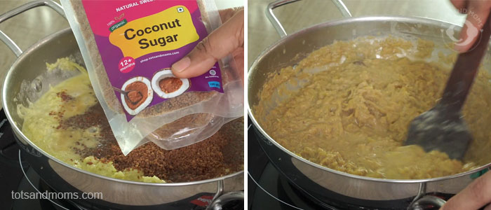 Bottle Gourd Halwa with coconut sugar Lauki ki Halwa Bottle Gourd recipes for babies, kids and toddlers natural sweeteners for babies, toddlers and kids benefits of bottle gourd for babies toddlers and kids healthy dessert for family festive recipes homemade halwa for babies and toddlers