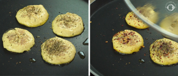 Pancoins for Toddlers and Kids Homemade Mini Pacakes Besan Flour Pancakes Easy and Instant Pancakes Snacks recipes for babies and toddlers