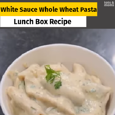 White Sauce Whole Wheat Pasta for Toddlers and Kids : White Sauce Whole Wheat Pasta with veggies is a rich source of fiber which is packed with healthy nutrients like calcium and proteins. It is a low-calorie food that can be packed for the lunchbox, or even treated as a healthy snack. White Sauce Whole Wheat Pasta tastes delicious and will be loved by kids and elders as well. 